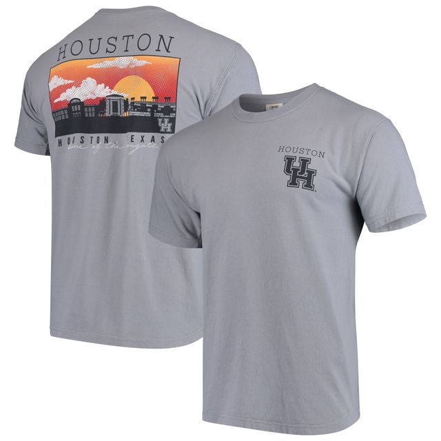 T-Shirt Houston Cougars Comfort Colours Campus Scenery - Gris