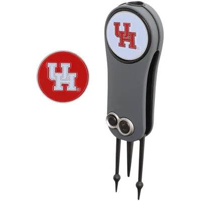 Houston Cougars Switchblade Repair Tool & Two Ball Markers