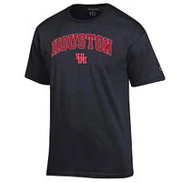 T-shirt noir avec logo Arch Over des Houston Cougars pour homme