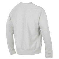 Men's Champion Gray Houston Cougars Arch Over Logo Reverse Weave Pullover Sweatshirt