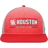 Men's Colosseum  Red/Gray Houston Cougars Snapback Hat