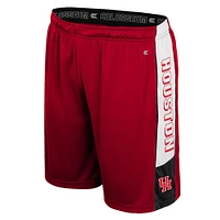 Men's Colosseum Red Houston Cougars Quantum Shorts