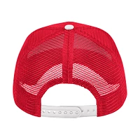 Casquette réglable Colosseum Red Houston Cougars Wyatt Primary Team Trucker pour hommes