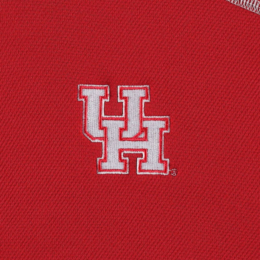 Men's Columbia Golf Red Houston Cougars Shotgun Quarter-Zip Pullover Jacket