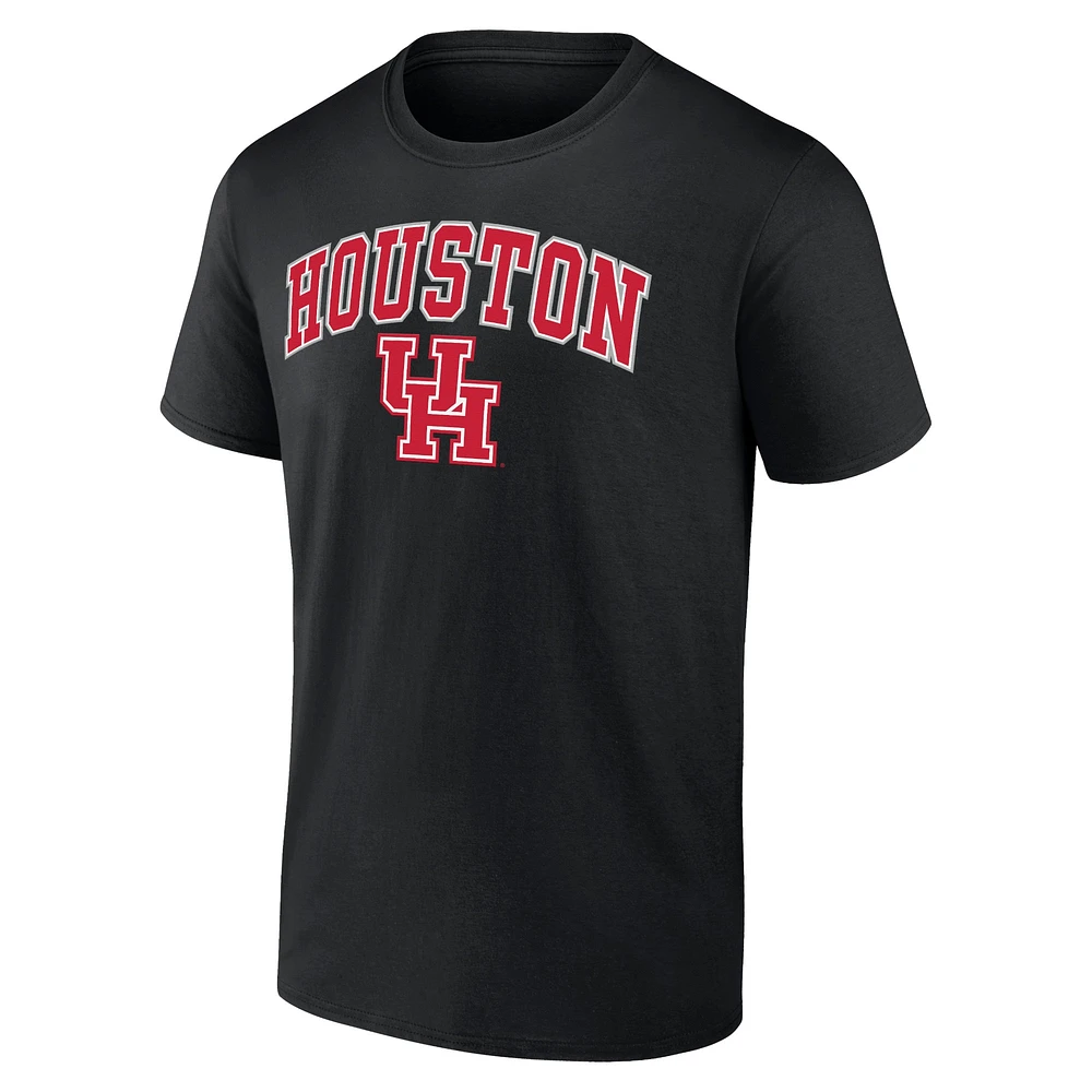 T-shirt noir Houston Cougars Campus Fanatics pour hommes