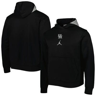 Men's Jordan Brand Black Houston Cougars Spotlight Performance Pullover Hoodie