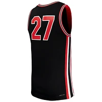 Men's Jordan Brand #27 Black Houston Cougars Replica Basketball Jersey