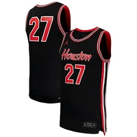 Men's Jordan Brand #27 Black Houston Cougars Replica Basketball Jersey
