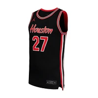 Men's Jordan Brand #27 Black Houston Cougars Replica Basketball Jersey