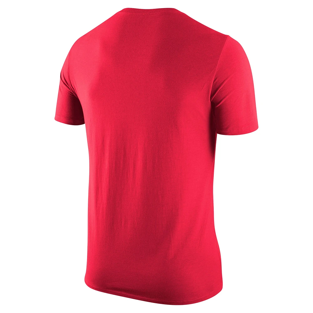 T-shirt Nike rouge avec logo Houston Cougars pour homme