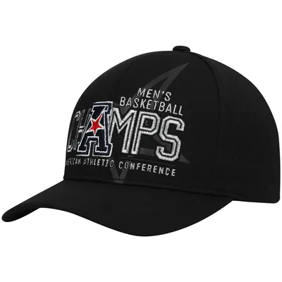 Houston Cougars Top of the World 2021 AAC Men's Basketball Conference Tournament Champions Locker Room Adjustable Hat - Black