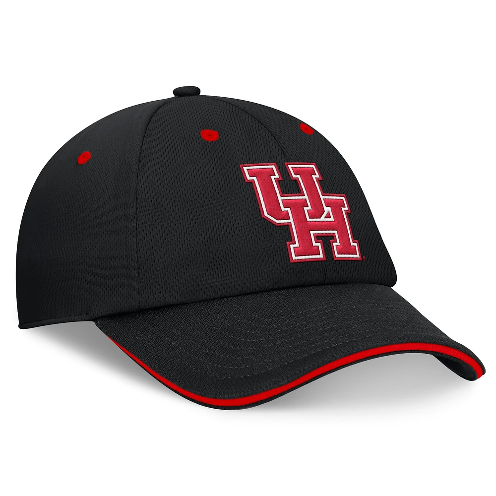 Men's Top of the World Black Houston Cougars Release Adjustable Hat