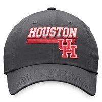 Men's Top of the World Charcoal Houston Cougars Slice Adjustable Hat