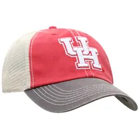 Men's Top of the World Red Houston Cougars Offroad Trucker Snapback Hat