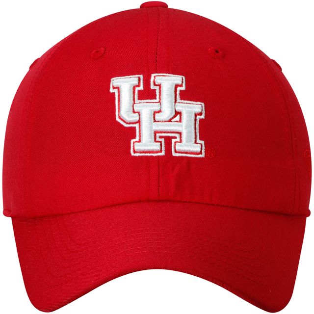 Casquette ajustable à logo principal rouge Houston Cougars Top of the World pour hommes