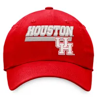 Men's Top of the World Red Houston Cougars Slice Adjustable Hat