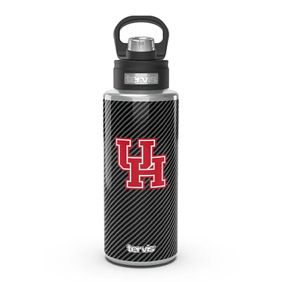 Tervis Houston Cougars 32oz. Carbon Fiber Wide Mouth Water Bottle