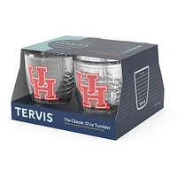 Tervis Houston Cougars, paquet de 4, 12 oz. Ensemble de gobelets emblème