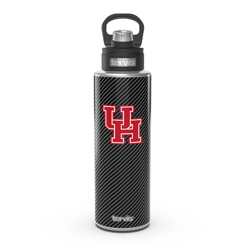 Tervis Houston Cougars 40oz. Bouteille d'eau à large goulot en fibre de carbone