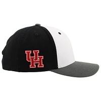 Casquette unisexe ajustable Zephyr blanche/anthracite des Houston Cougars, champions du tournoi de basketball masculin Big 12 2025, vestiaire