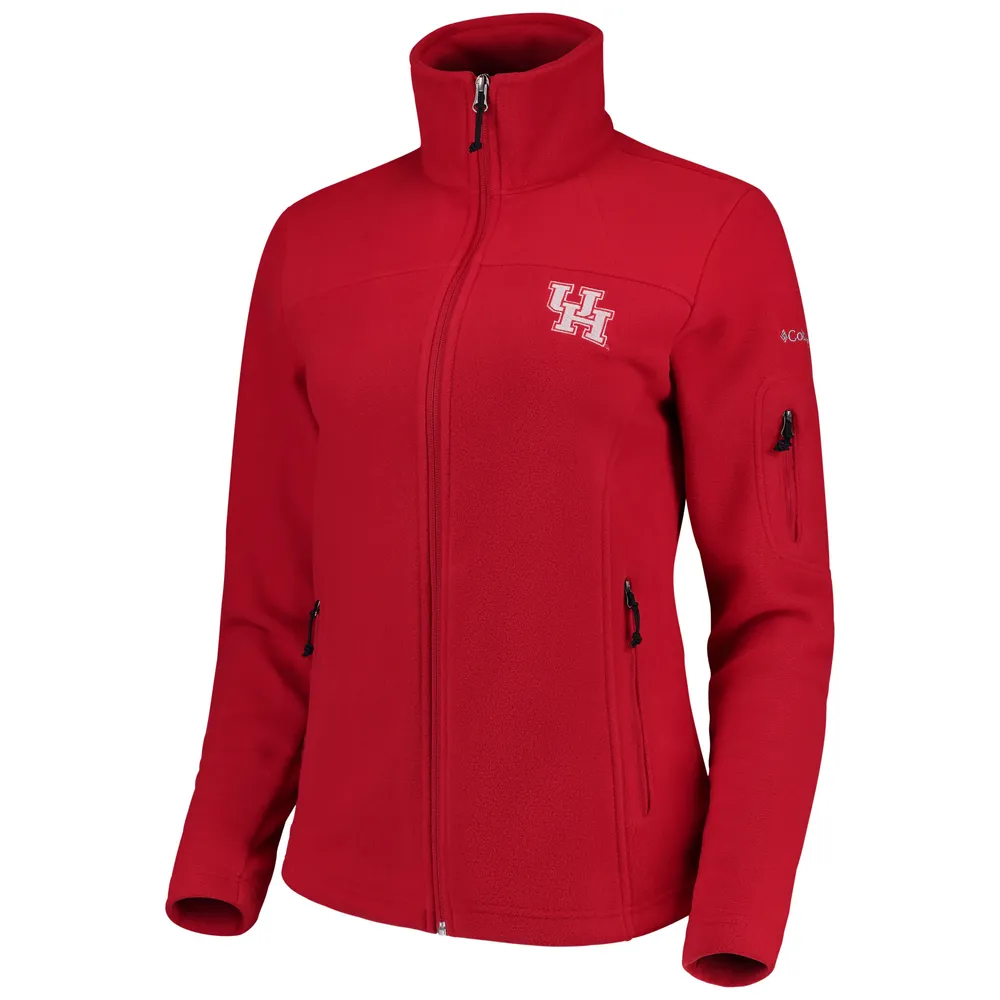 Veste à glissière pleine longueur pour femme Columbia Red Houston Cougars Team Give & Go