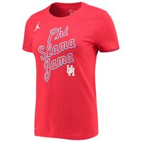 Women's Jordan Brand Red Houston Cougars Phi Slama Jama Performance T-Shirt