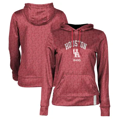 Houston Cougars Women's Band Pullover Hoodie - Red