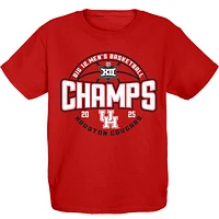 Youth Blue 84 Red Houston Cougars 2025 Big 12 Men's Basketball Conference Tournament Champions T-Shirt