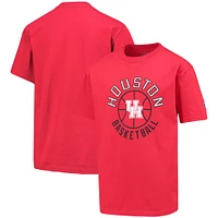 T-shirt de basket-ball Houston Cougars Champion pour jeunes, rouge