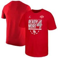 Youth Jordan Brand  Red Houston Cougars 2025 NCAA Men's Basketball Tournament March Madness Final Four Locker Room T-Shirt