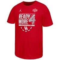 Youth Jordan Brand  Red Houston Cougars 2025 NCAA Men's Basketball Tournament March Madness Final Four Locker Room T-Shirt