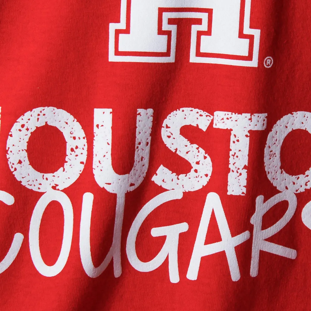 T-shirt à logo Houston Cougars rouge pour jeune