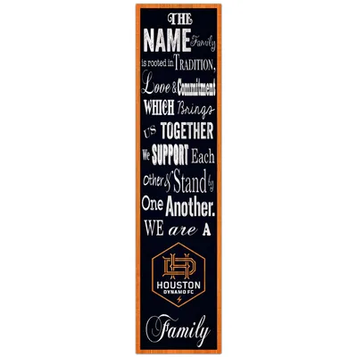 Houston Dynamo FC 6'' x 24'' Personalized Family Banner