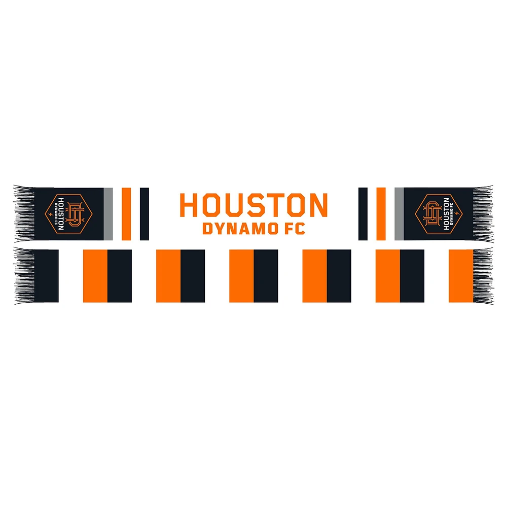 Houston Dynamo FC Bold Bar Core Double-Sided Woven Scarf