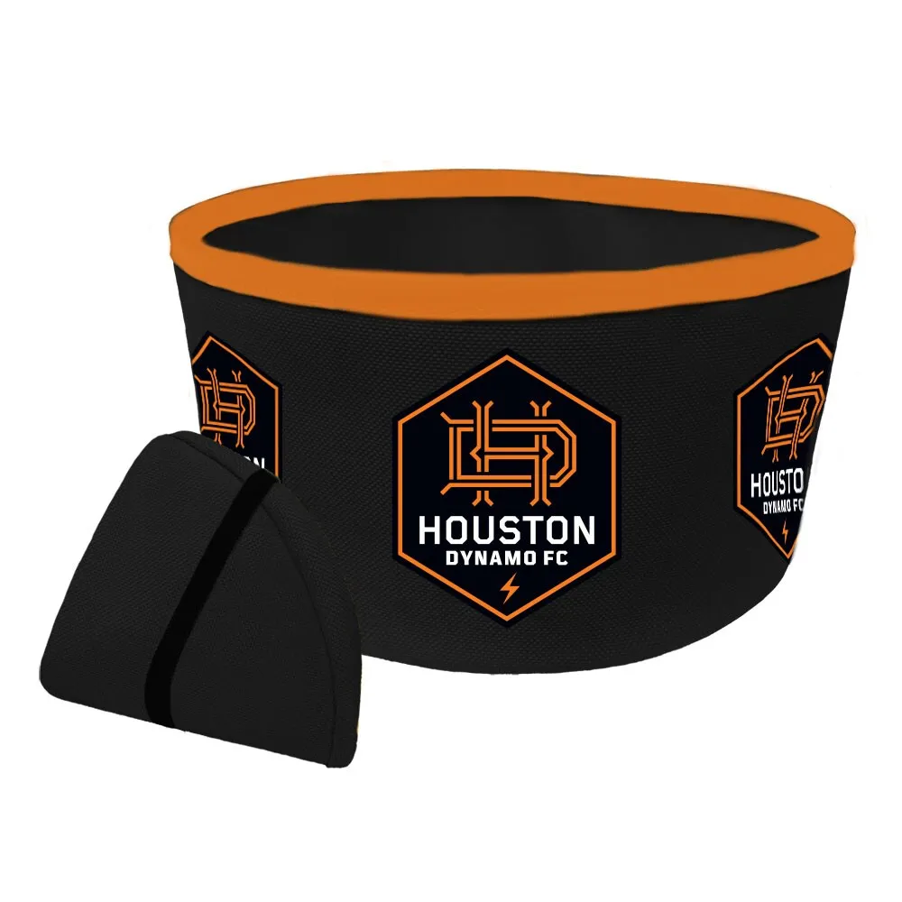 Houston Dynamo FC bol de voyage pliable pour chien