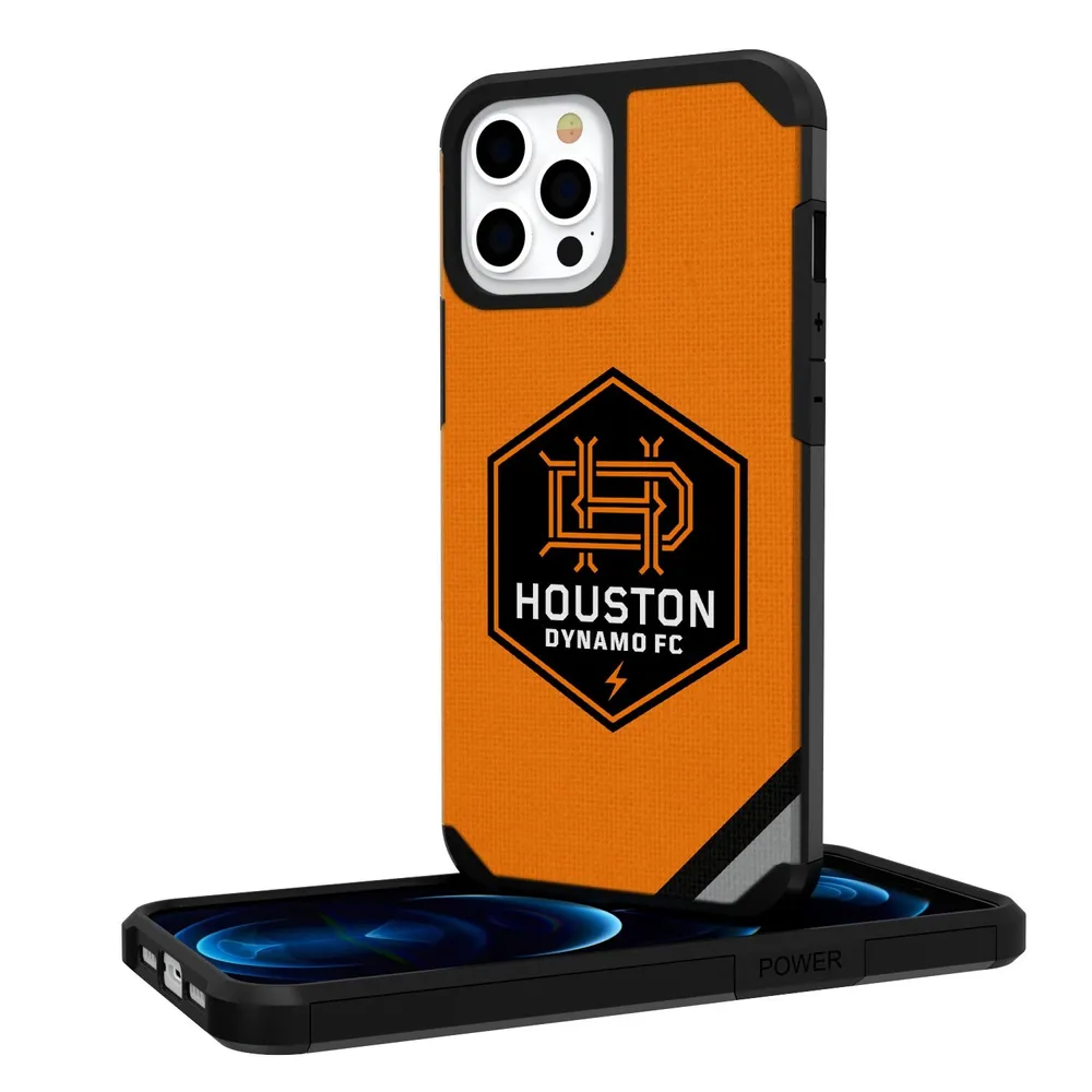 Lids Houston Dynamo FC iPhone Diagonal Stripe Design Rugged Case