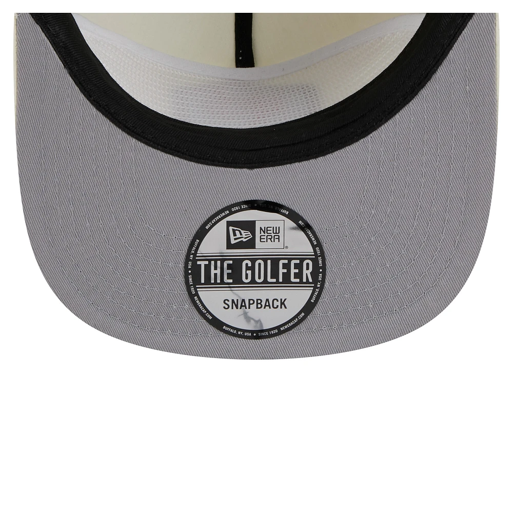 Men's New Era  Cream Houston Dynamo FC 2025 Kickoff Snapback Golfer Hat