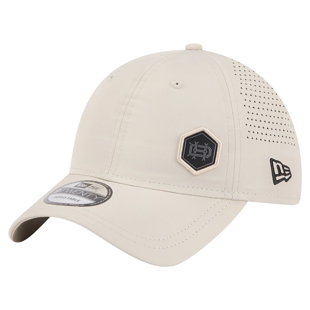 Men's New Era  Tan Houston Dynamo FC Active 9TWENTY Adjustable Hat