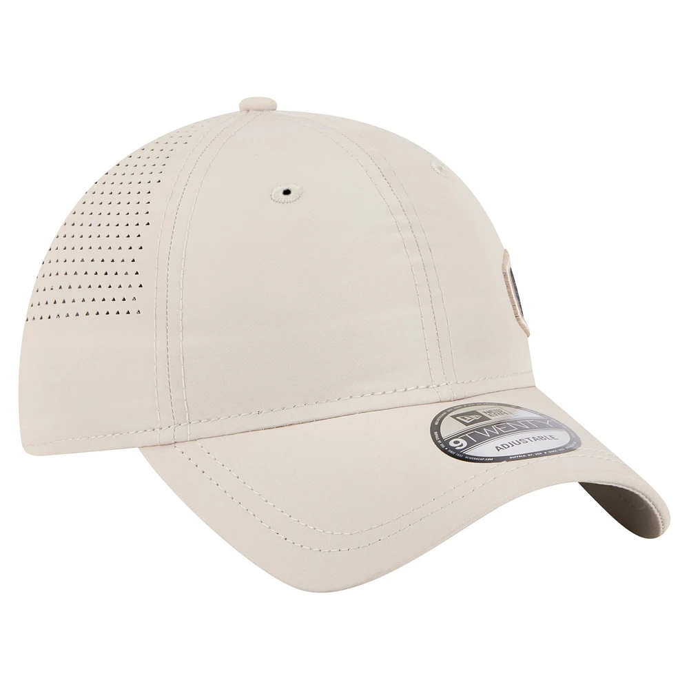 Men's New Era  Tan Houston Dynamo FC Active 9TWENTY Adjustable Hat