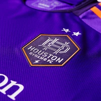 Maillot de joueur authentique violet adidas Amine Bassi Houston Dynamo FC 2024 Still Holdin' pour homme