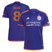 Men's adidas Amine Bassi Purple Houston Dynamo FC 2024 Still Holdin' Authentic Player Jersey