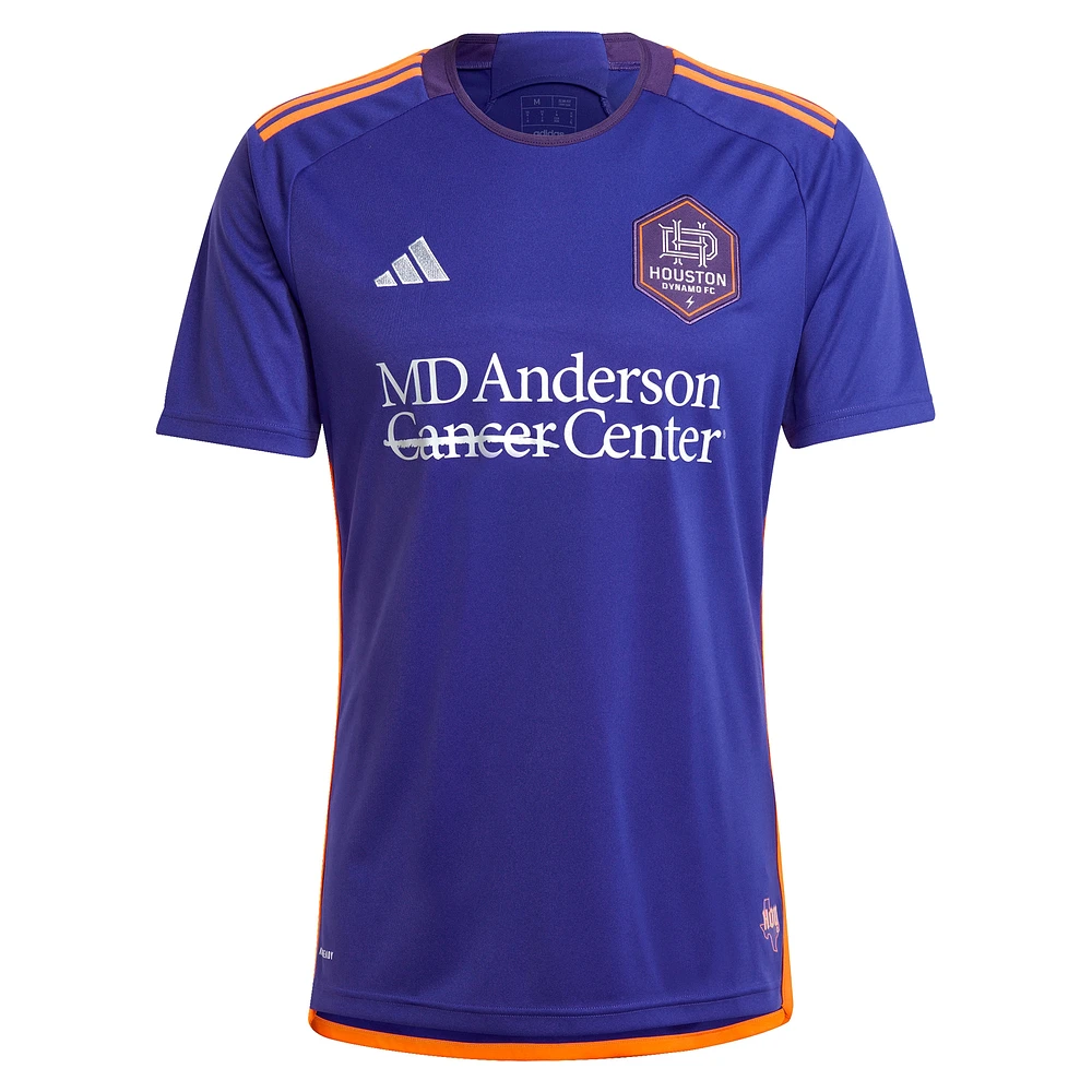 Men's adidas Amine Bassi Purple Houston Dynamo FC 2024 Still Holdin' Replica Player Jersey