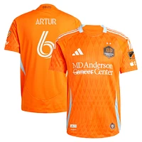 Maillot de joueur authentique adidas Artur Orange Houston Dynamo FC 2025 pour homme