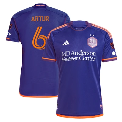 Men's adidas Artur Purple Houston Dynamo FC 2024 Still Holdin' Authentic Player Jersey