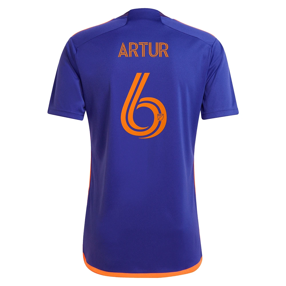 Men's adidas Artur Purple Houston Dynamo FC 2024 Still Holdin' Replica Player Jersey