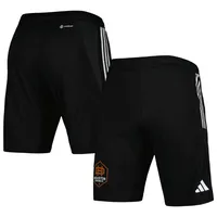 Short d'entraînement adidas Houston Dynamo FC 2023 On-Field AEROREADY noir pour homme