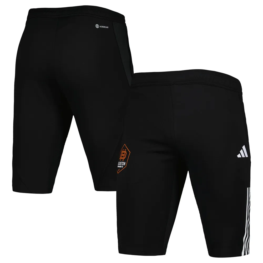 Men's adidas Black Houston Dynamo FC 2023 On-Field Training AEROREADY Half Pants