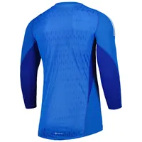 Men's adidas Blue Houston Dynamo FC 2023 Goalkeeper Long Sleeve Replica Jersey