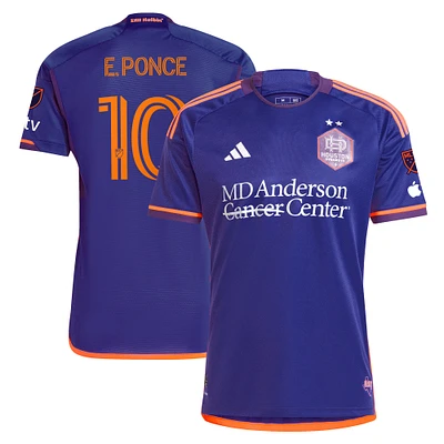 Men's adidas Ezequiel Ponce Purple Houston Dynamo FC 2024 Still Holdin' Authentic Player Jersey
