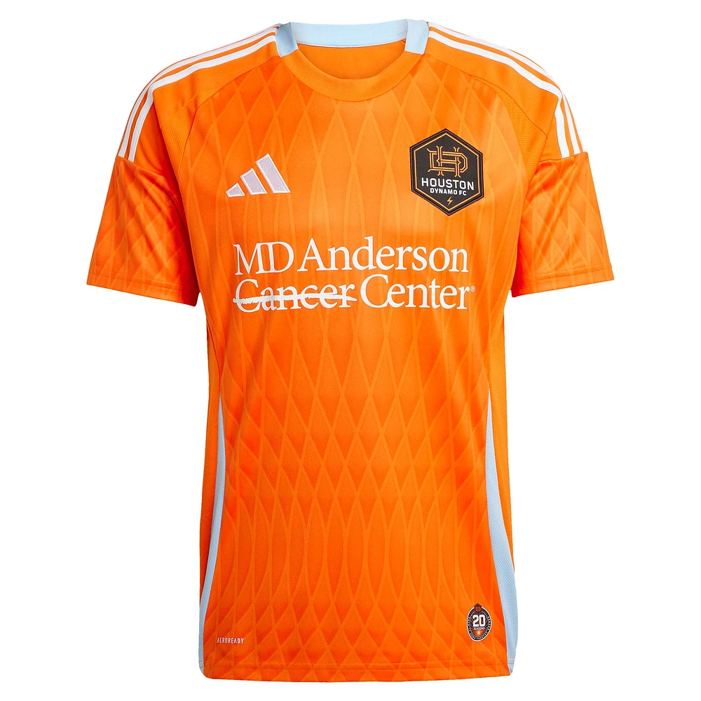 Men's adidas Griffin Dorsey Orange Houston Dynamo FC 2025 Season 20 Replica Player Jersey